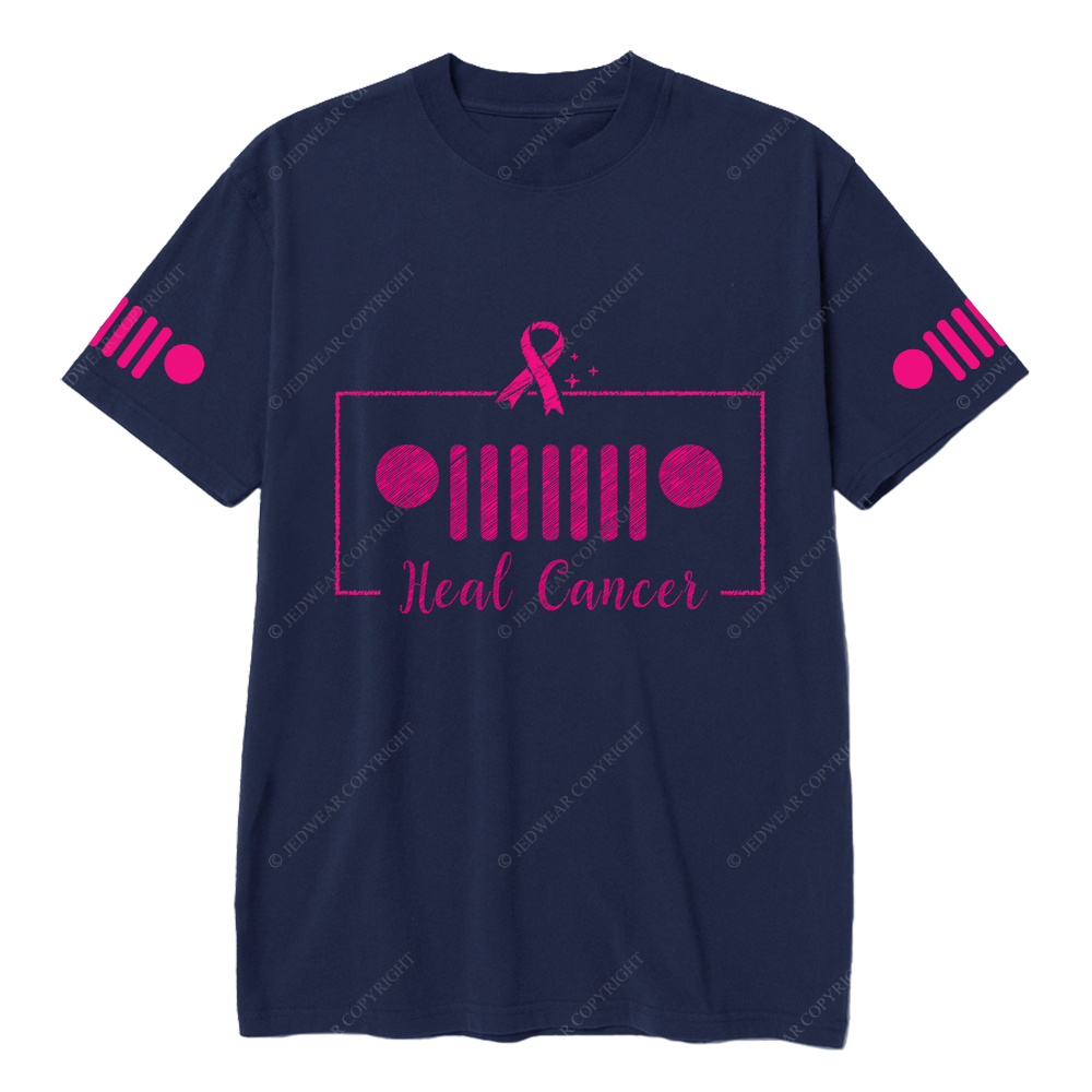 Breast Cancer Heal Cancer Breast Cancer Awareness Jp T-Shirt