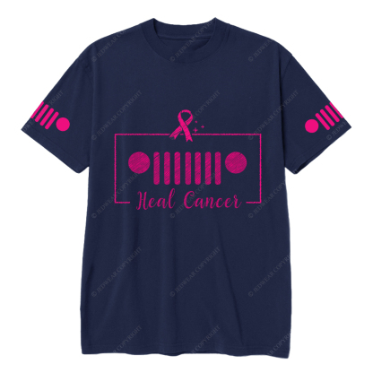 Breast Cancer Heal Cancer Breast Cancer Awareness Jp T-Shirt