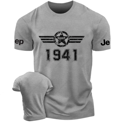 Military Star Old Created Time Since 1941 Vintage Style Jp T-Shirt