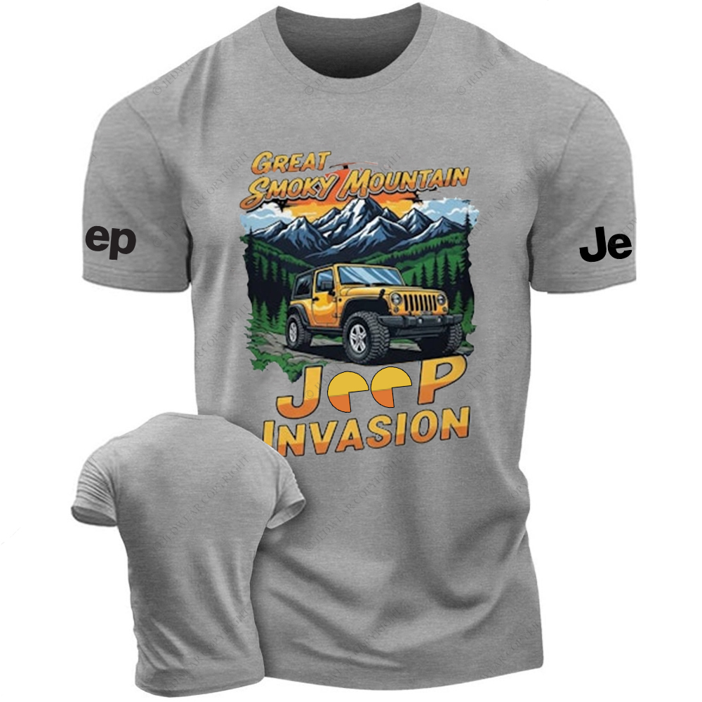 Great Smoky Mountain  Invasion Sun Tree Vintage Style Jp T-Shirt