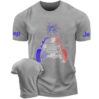 American Flag Fireworks Jp T-Shirt