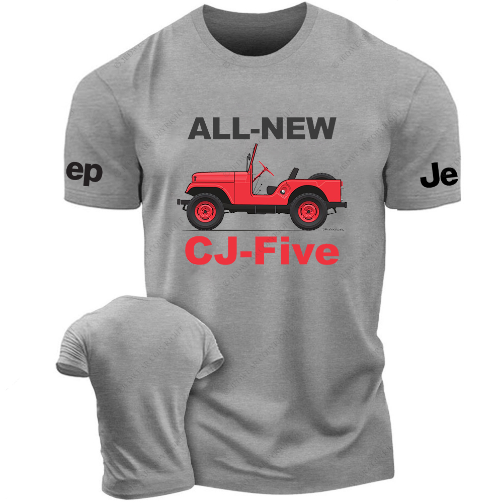 All New CJ-Five Red Off-Road Vehicle Jp T-Shirt
