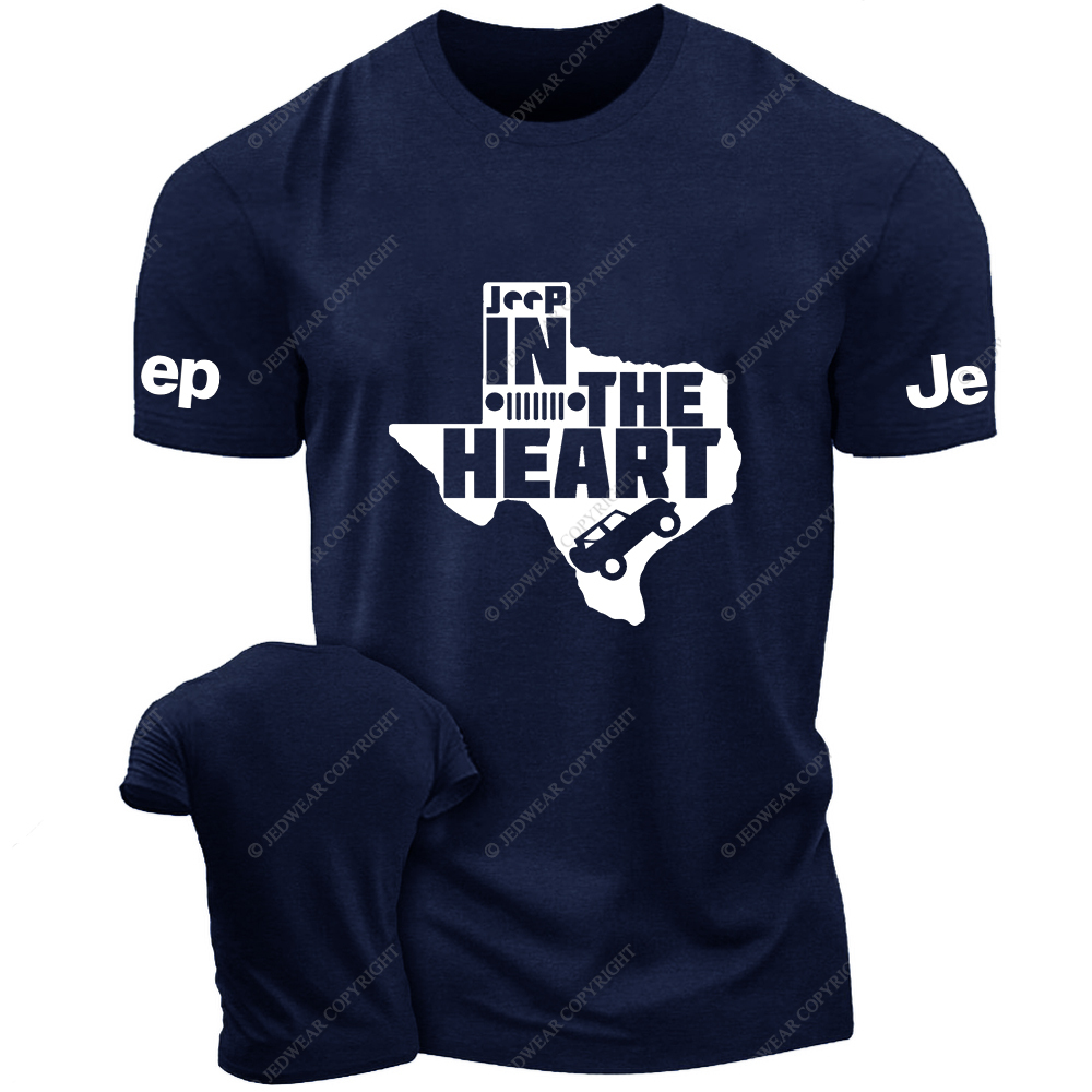 Jp In The Heart Map Jp T-Shirt