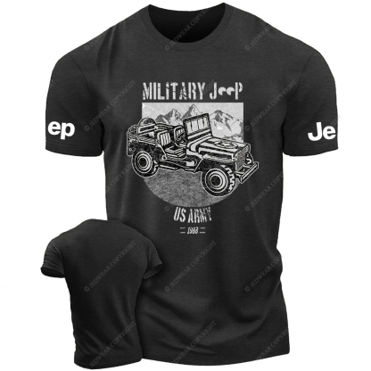 Military US Jp Army 1988 Vintage Style Mountain Jp T-Shirt