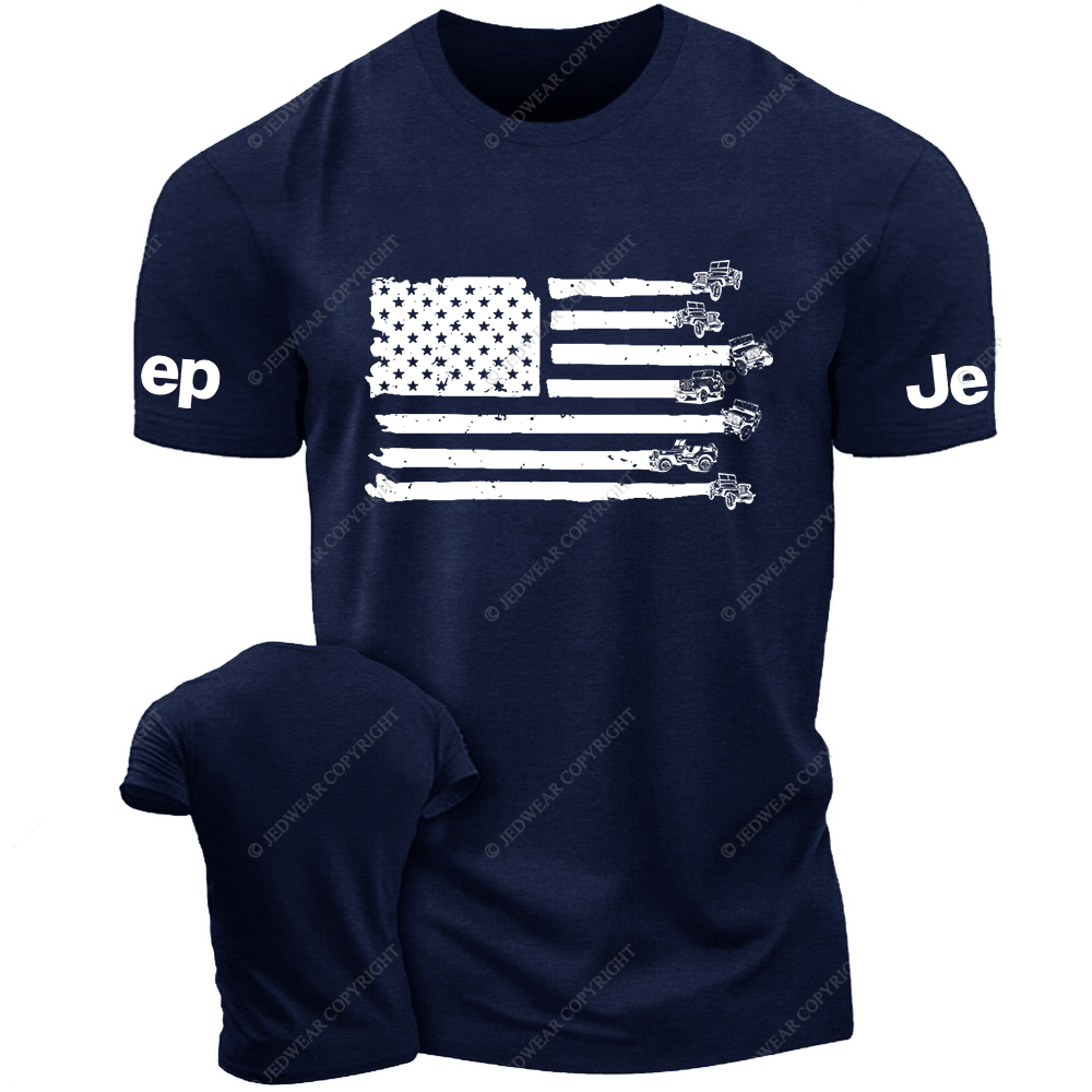American Flag Off-Road Patriotism Jp T-Shirt