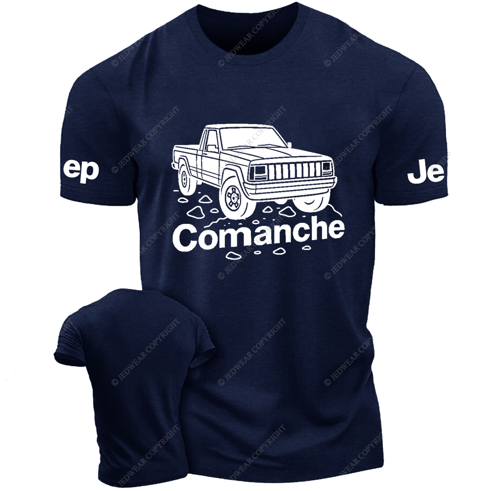 Comanche MJ Action Shot Line Art Jp T-Shirt