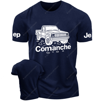 Comanche MJ Action Shot Line Art Jp T-Shirt