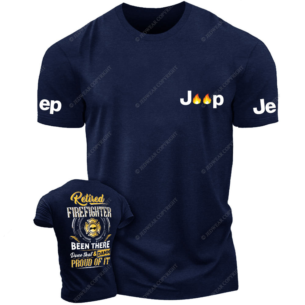 Retired Firefighter Hoodie Show Your Pride and Support Jp T-Shirt