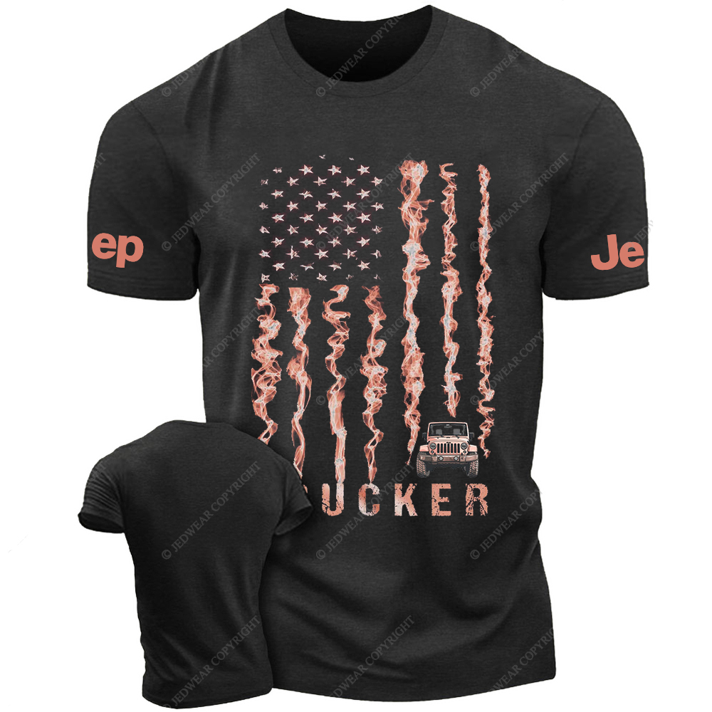 Smoky Flag Trucker Apparel Jp T-Shirt