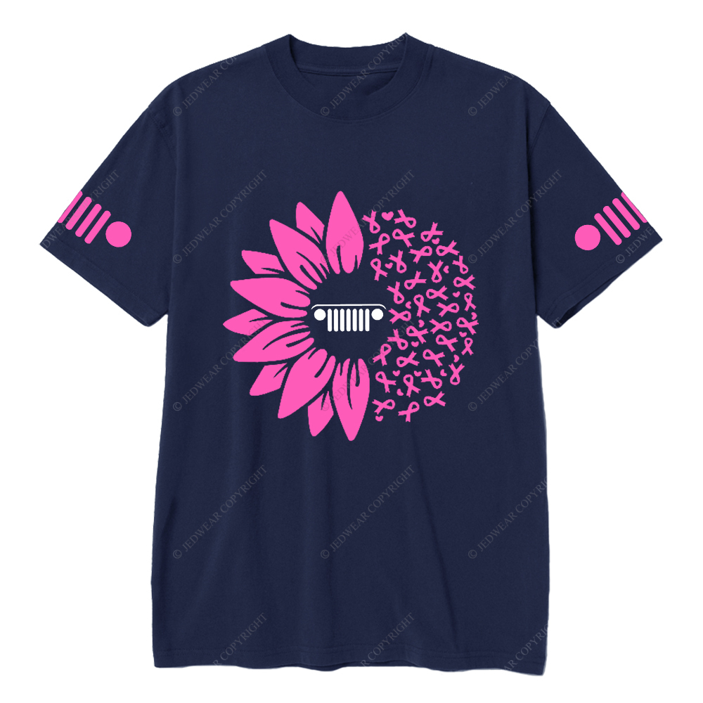 Breast Cancer Awareness Sunflower Jp T-shirt