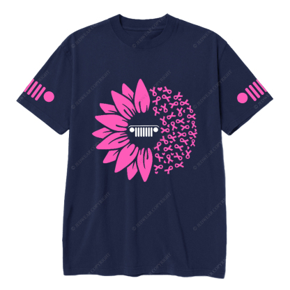 Breast Cancer Awareness Sunflower Jp T-shirt
