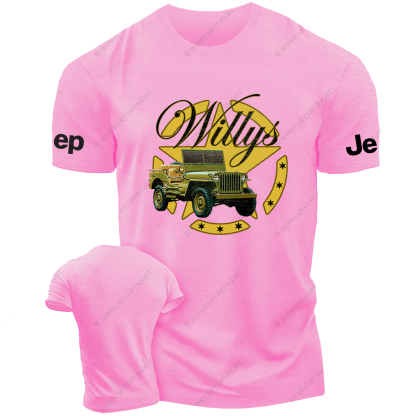 Military Star Willys Vintage Style Jp T-Shirt