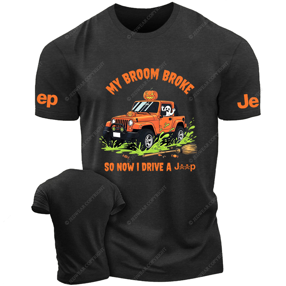 Halloween My Broom Broke So Now I Drive A CarJp T-Shirt