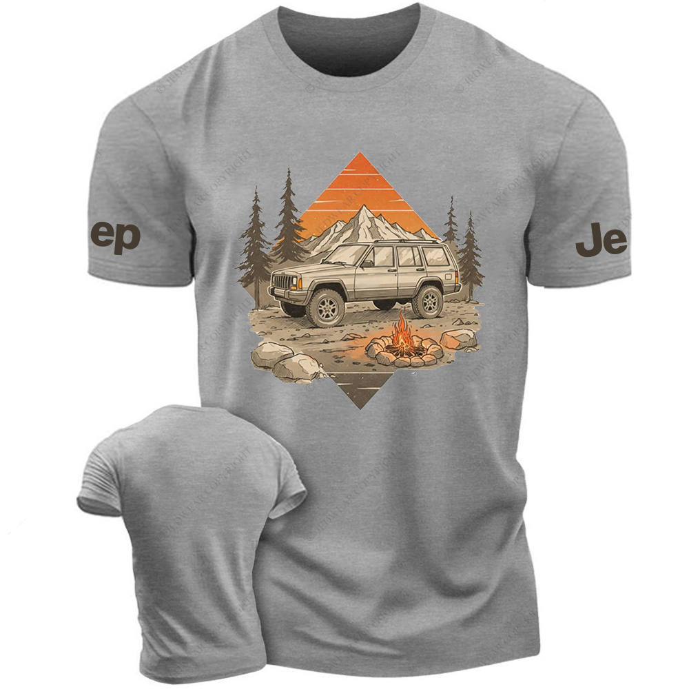 Cherokee XJ camping Vehicle Retro Design Outdoors Jp T-shirt