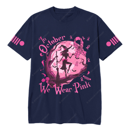Breast Cancer In October We Wear Pink Jp T-shirt