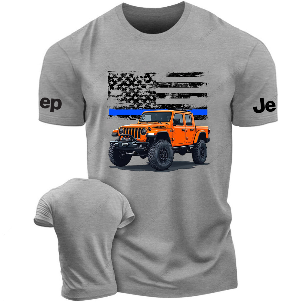 American Flag The Blue Line Honcho Jp T-Shirt