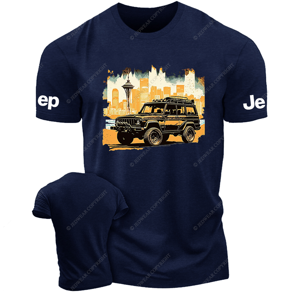 Seattle Wagoneer Off-Road Vintage Old Vehicle Jp T-Shirt