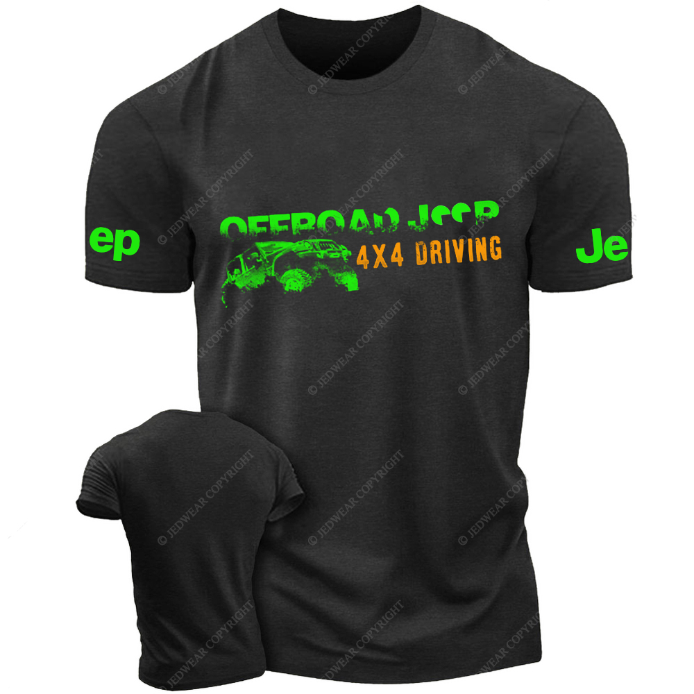 Green Off-Road Vehicle 4x4 Driving Jp T-Shirt