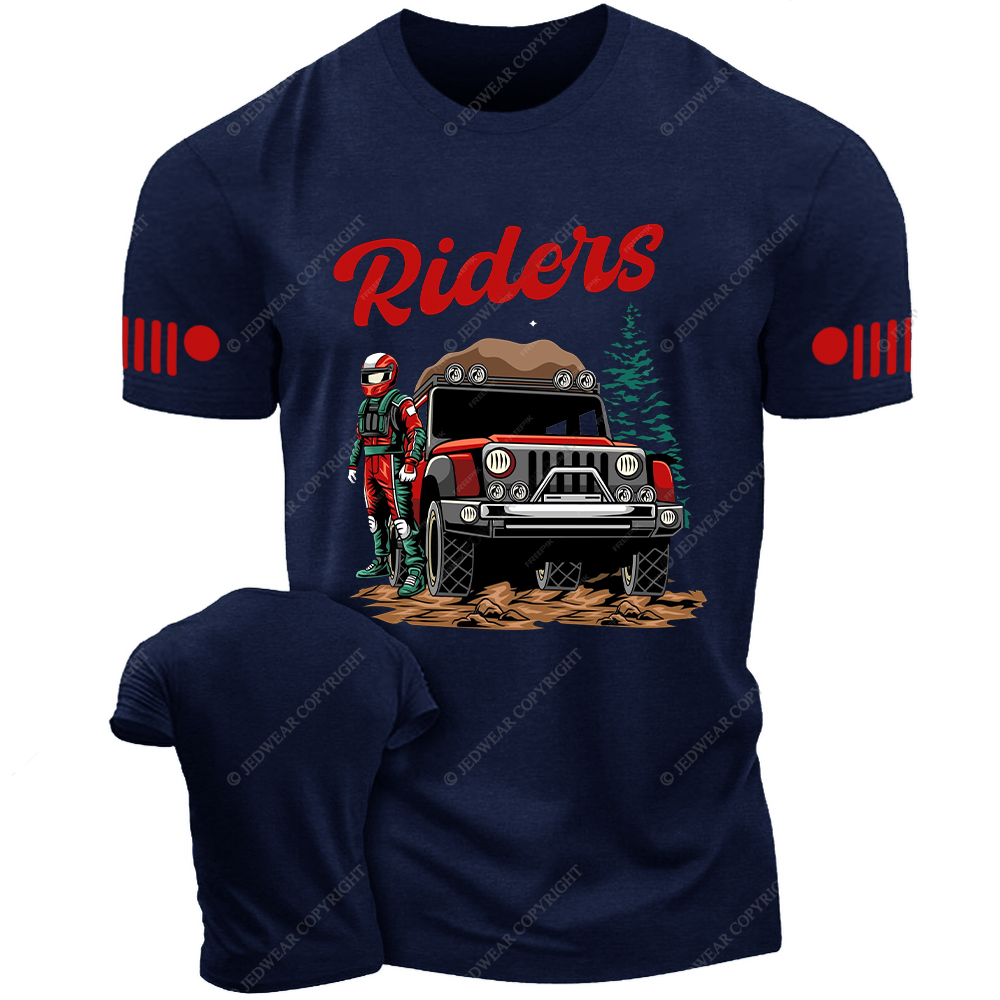 Riders Racing Off-Road Vehicle 4x4 Driving Jp T-Shirt