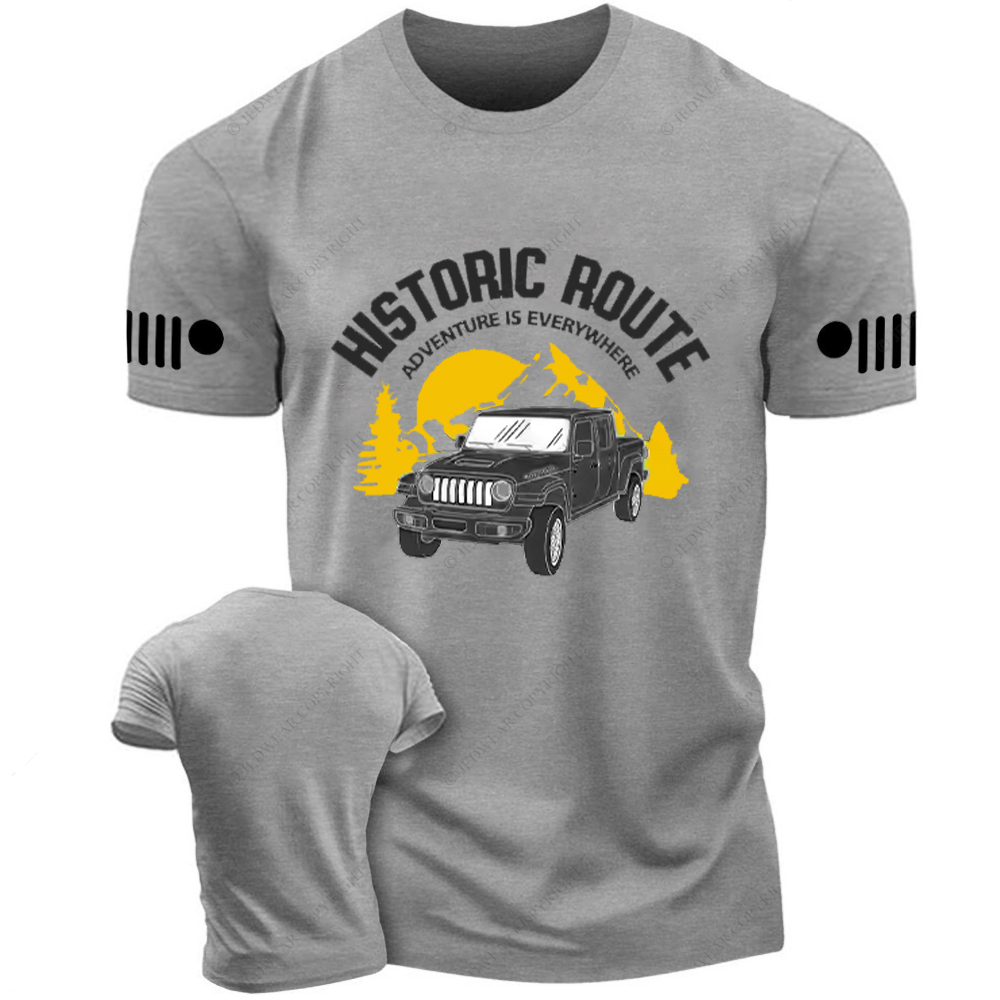 Gladiator Historic Route Adventure Everywhere Jp T-shirt
