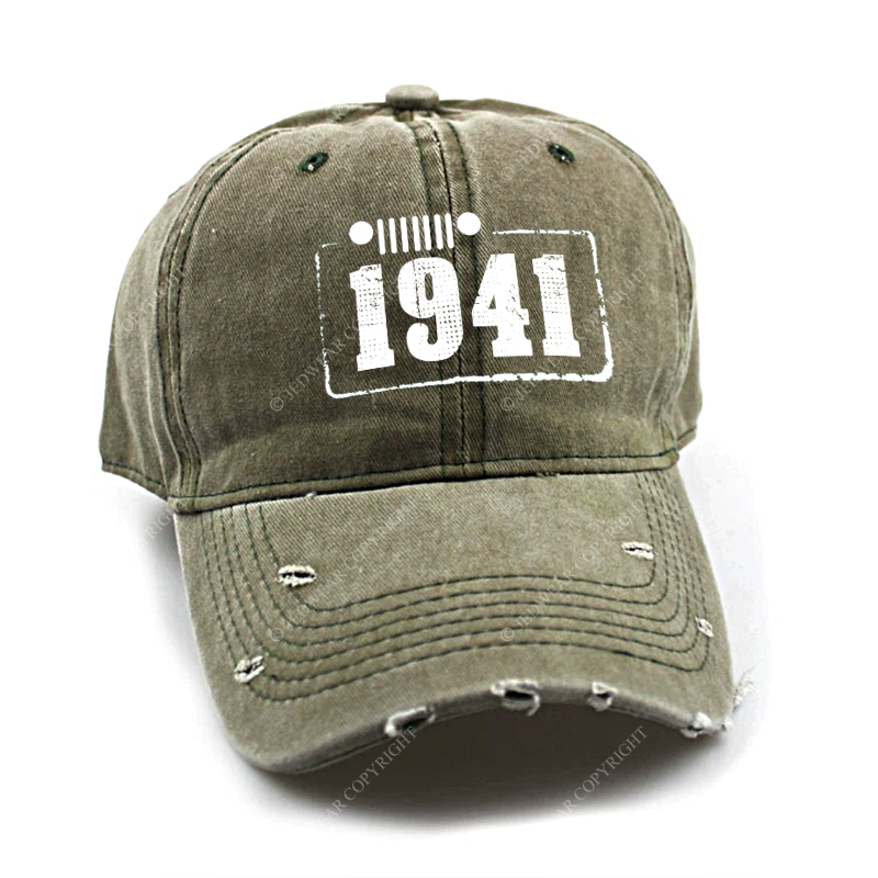 JP Created Times Since 1941 Vintage Style Jp Baseball Cap