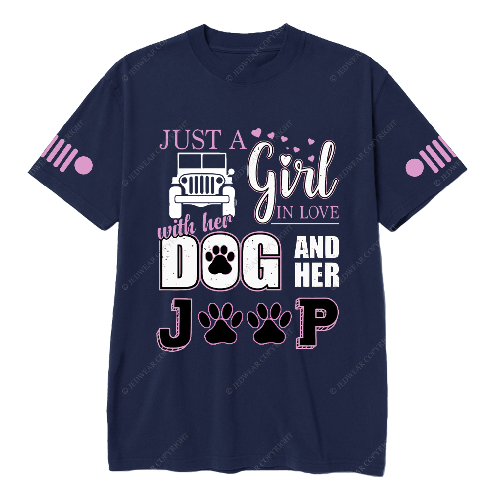 Just A Girl In Love With Dog Jp T-shirt