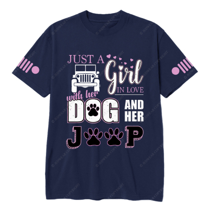 Just A Girl In Love With Dog Jp T-shirt