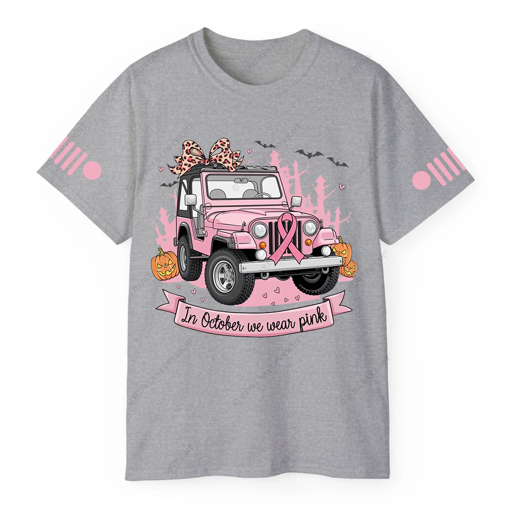 Breast Cancer Awareness In October We Wear Pink Jp T-shirt