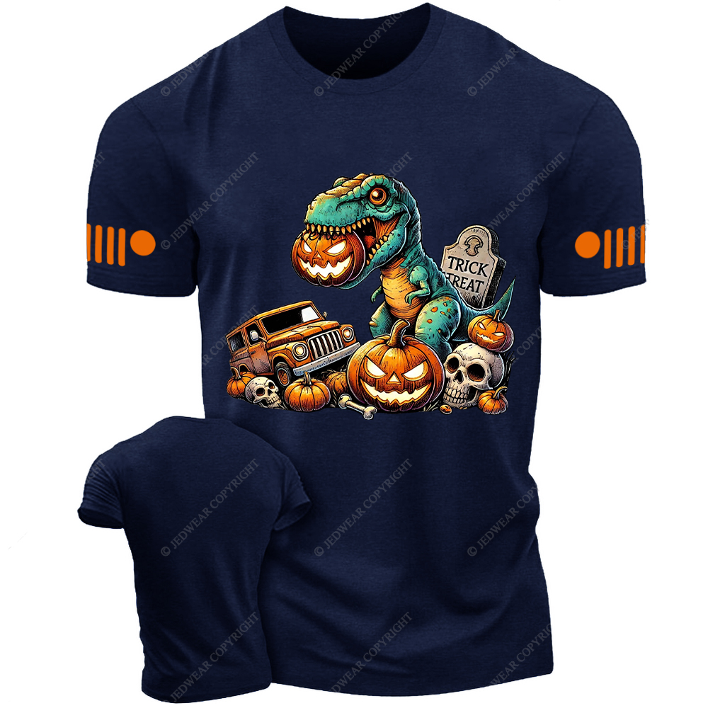 Happy Halloween Dinosaur Trick Treat Jp T-shirt