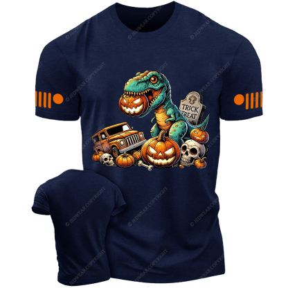 Happy Halloween Dinosaur Trick Treat Jp T-shirt