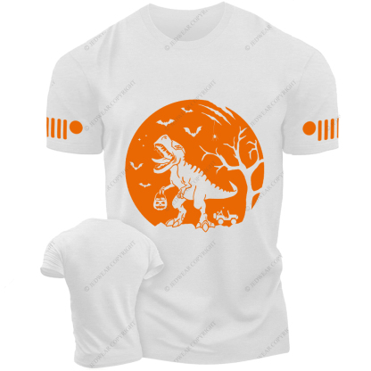 Halloween Dinosaur Skull Bat Spider Jp T-shirt