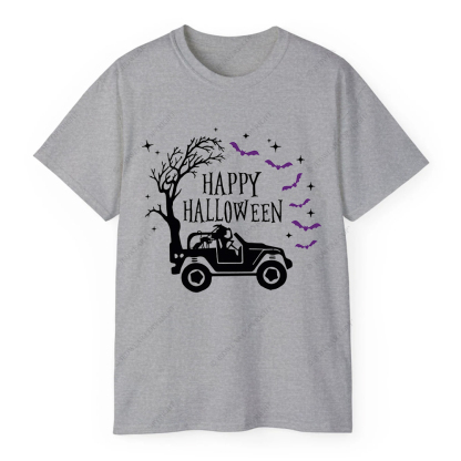 Happy Halloween Bat Trees Jp T-shirt