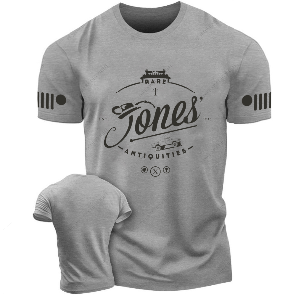 Jones Rare Antiquities Est 1935 Jp T-shirt