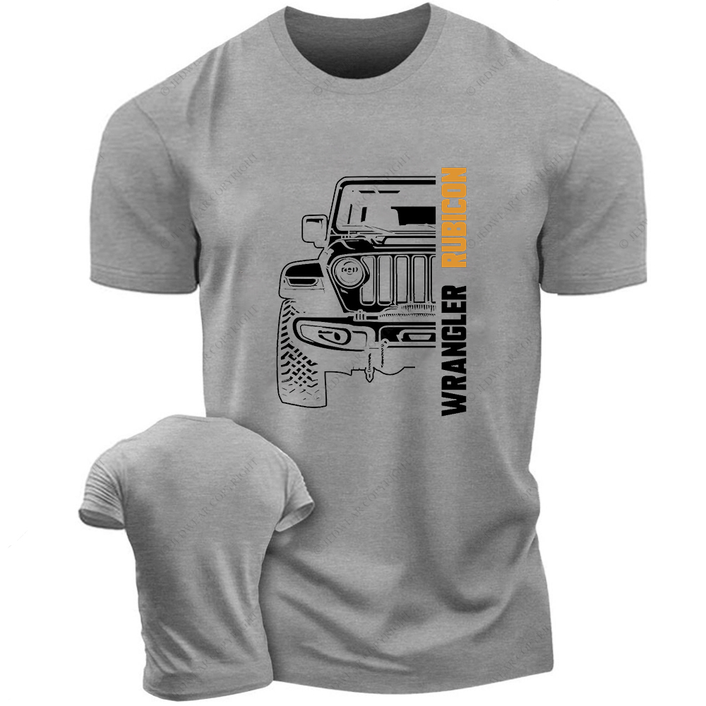 Wrangler Rubicon Black And White Sketch Jp T-Shirt