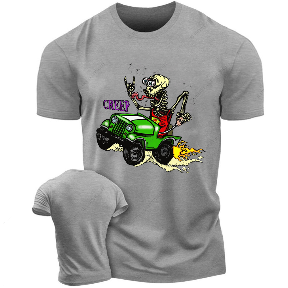 Green Skull Creep Jp T-Shirt