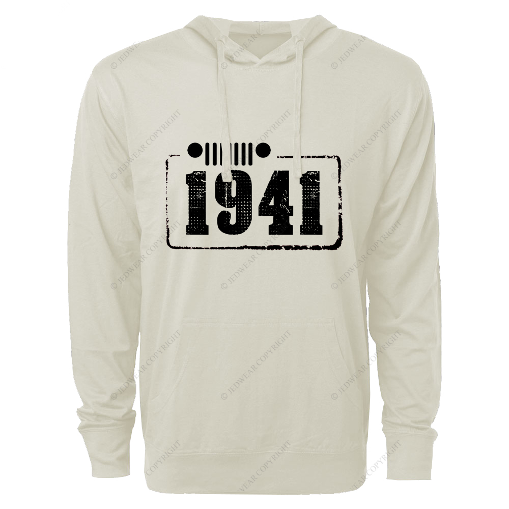 Created Times 1941 Jp Oversized Lightweight Hoodie