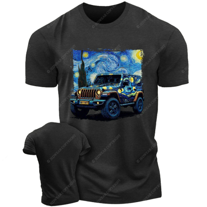 The Starry Night By Van Gogh Canvas Jp T-Shirt