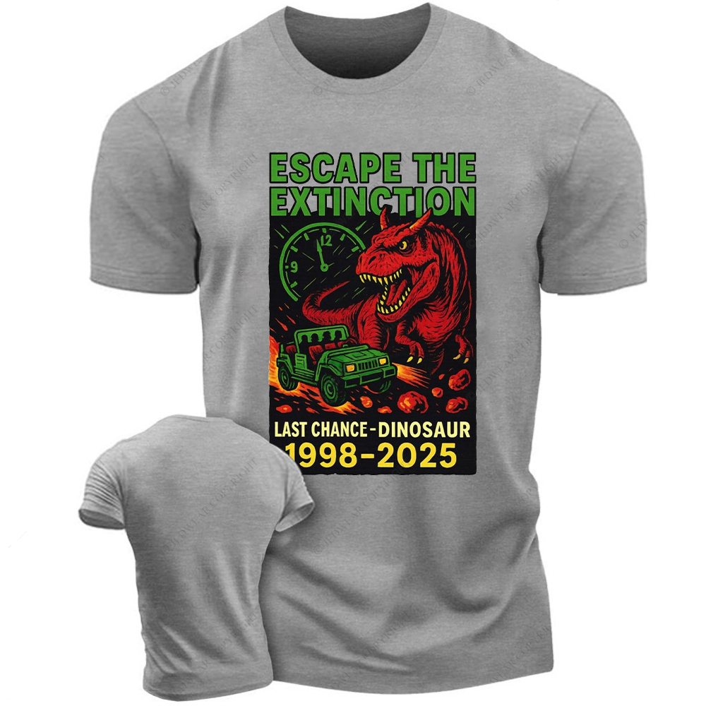 Escape The Extinction Last Chance Dinosaur Jp T-Shirt
