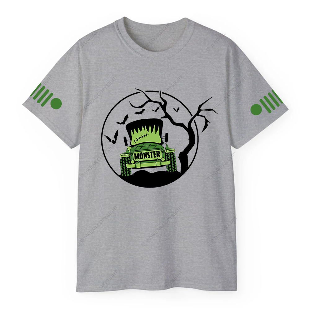 Frankenstein 4x4 Off Road Car Halloween  Monster Car Jp T-shirt