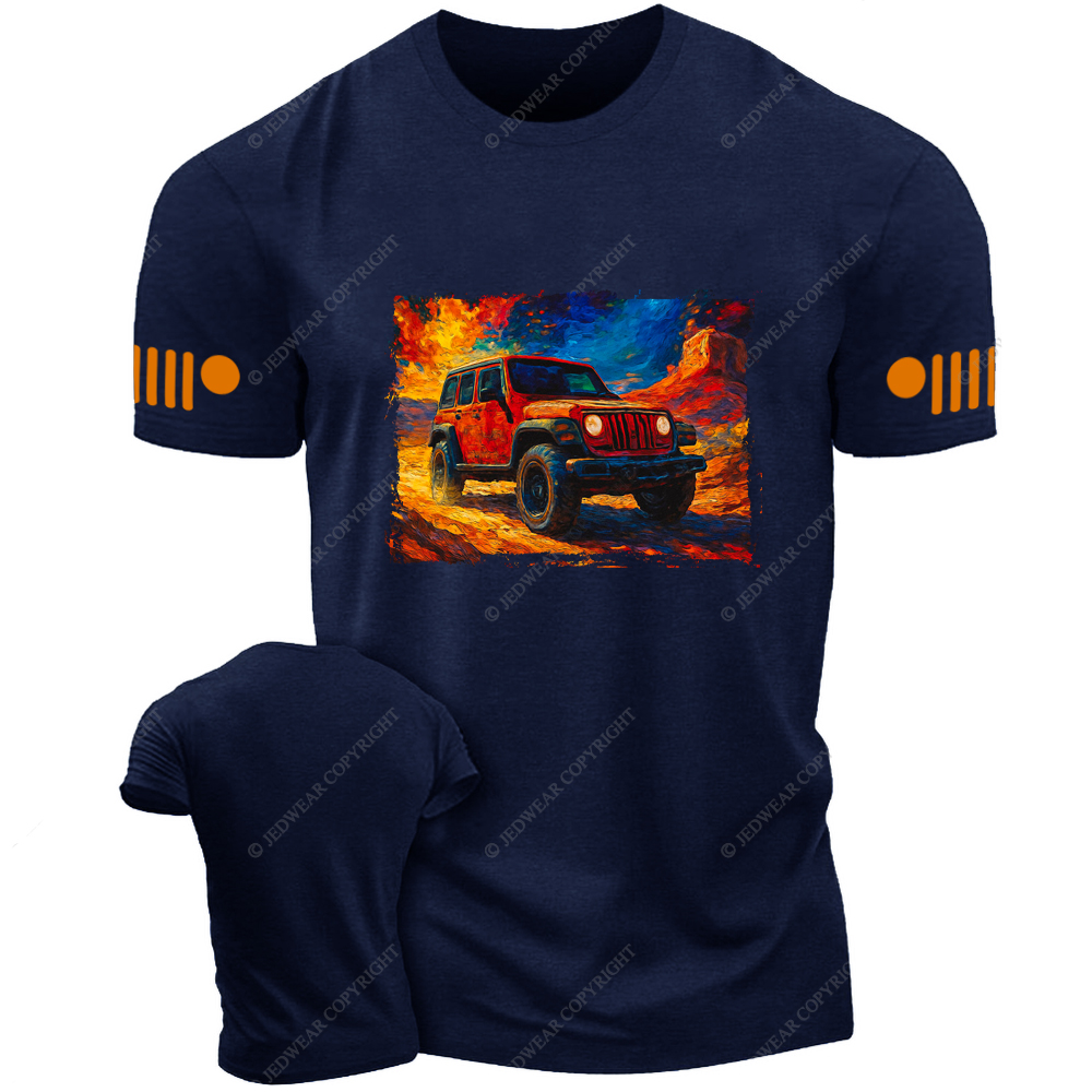 Driving On USA Landscape Jp T-Shirt