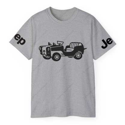Car With A Dog Face Front Jp T-Shirt