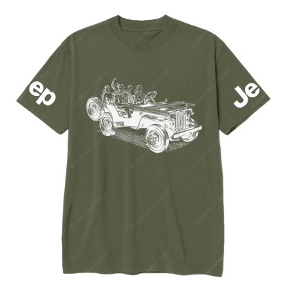 Family Riding in Convertible Jp T-Shirt