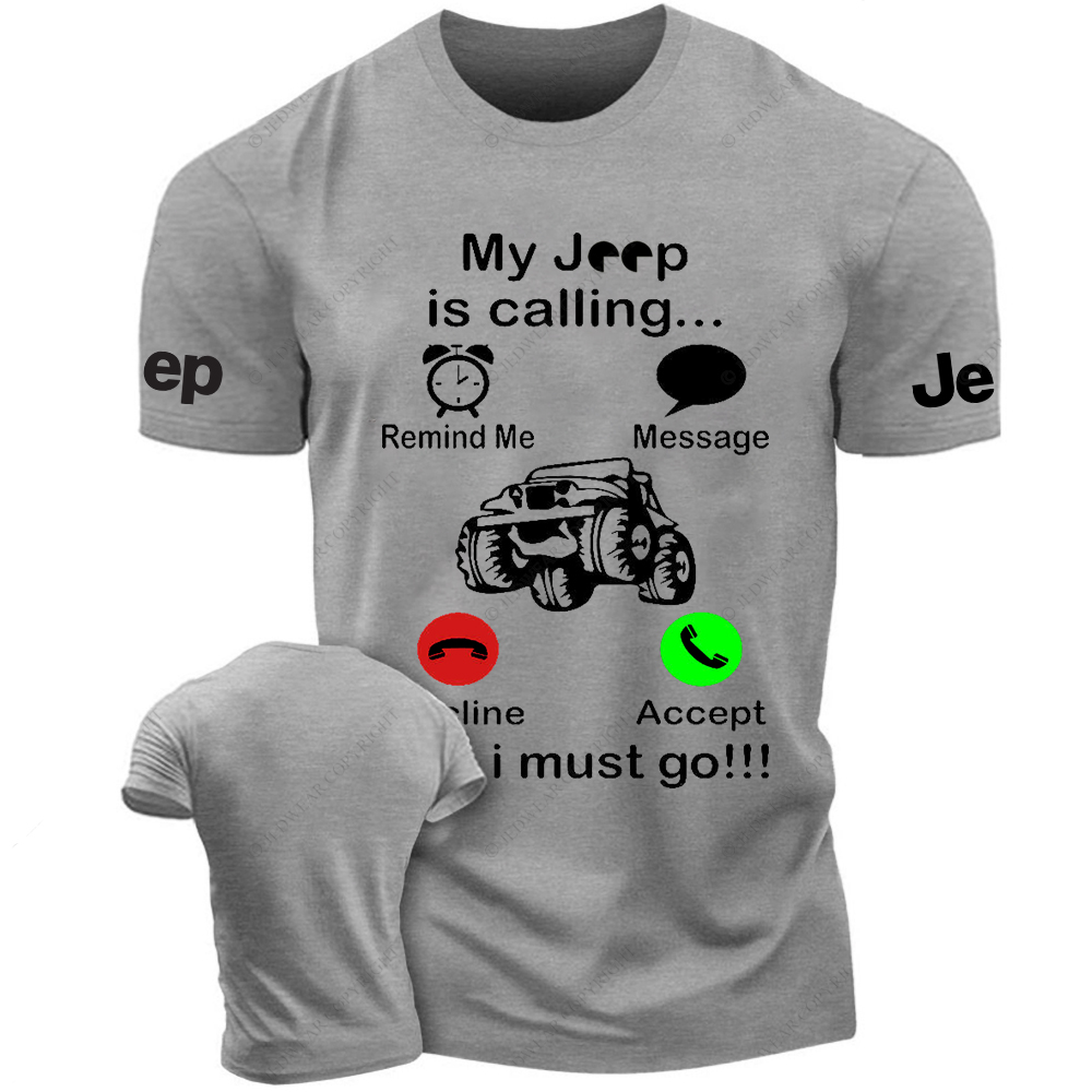 My Car Is Calling And I Must Go Remind Me Jp T-Shirt
