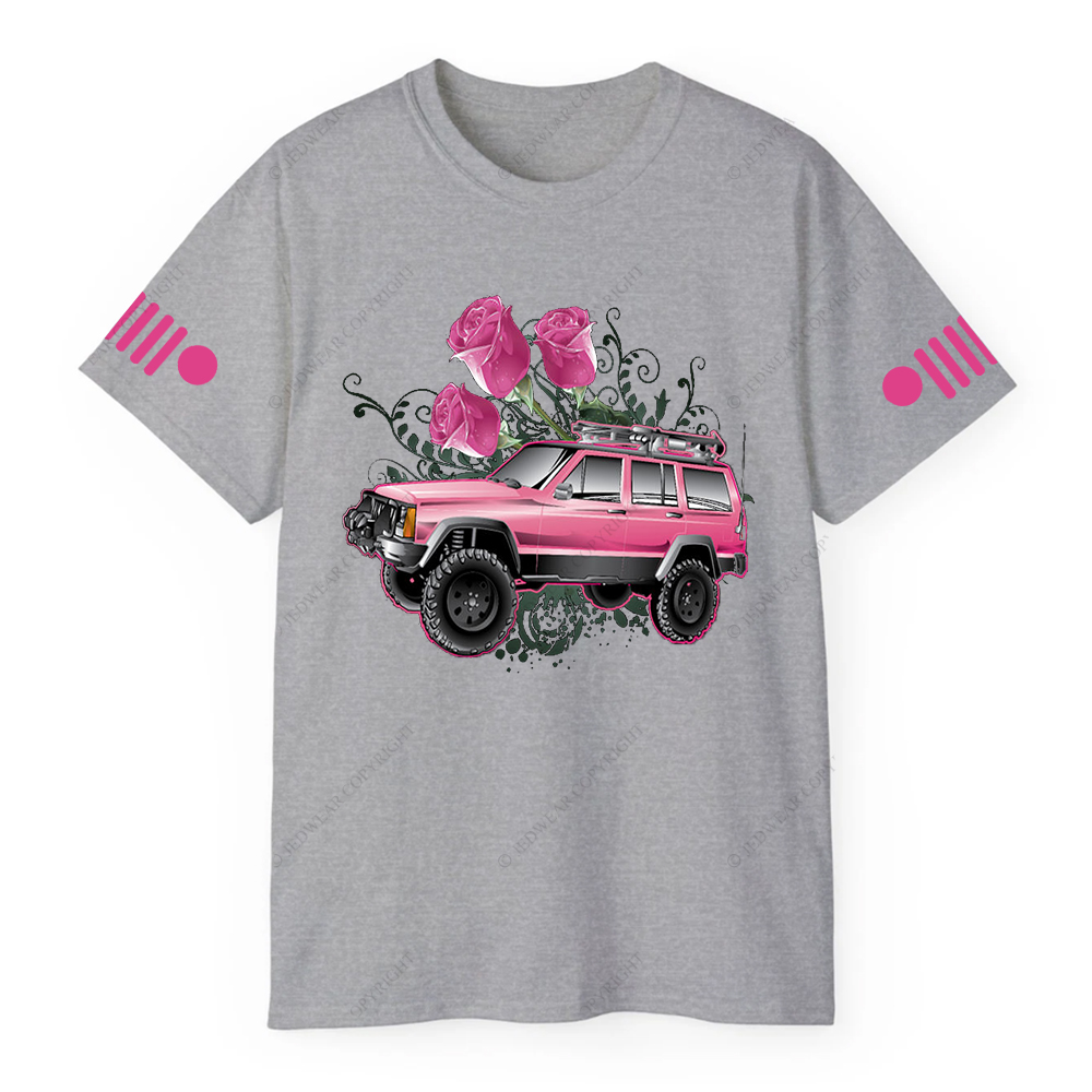 Pink Cherokee And Pink Rose Jp T-Shirt