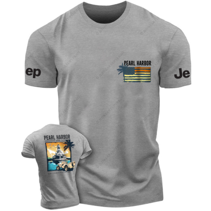 Pearl Harbor Hawaii Sunset Lighthouse JP T-Shirt