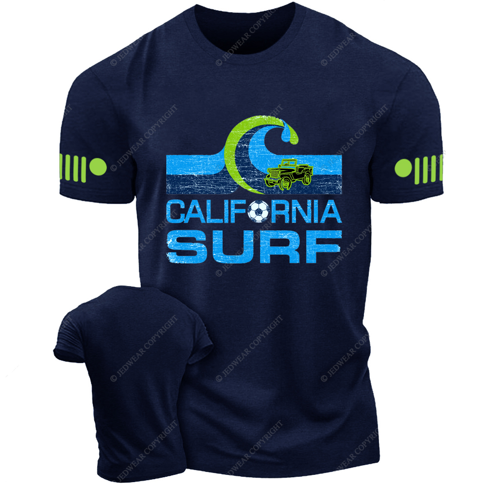 California Surf Football Vintage Style  Jp T-Shirt