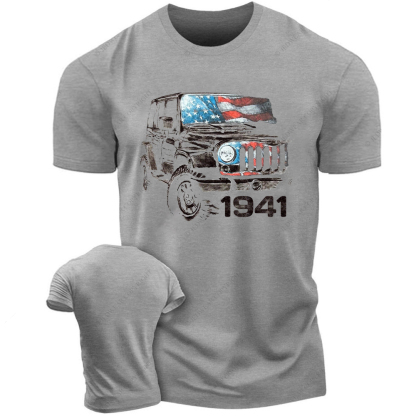 Wrangler JK American Flag Vintage Style Jp T-Shirt