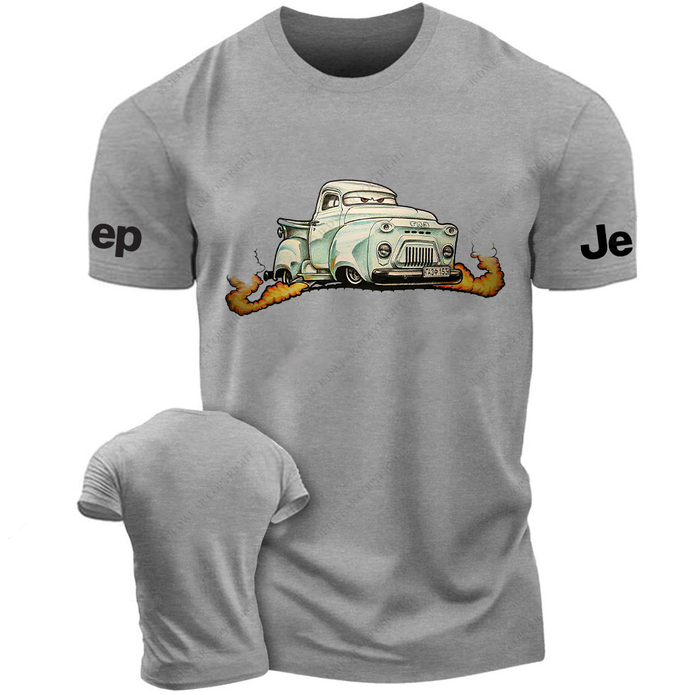 Funny Cartoon Colored Pencil Drawing Jp T-Shirt