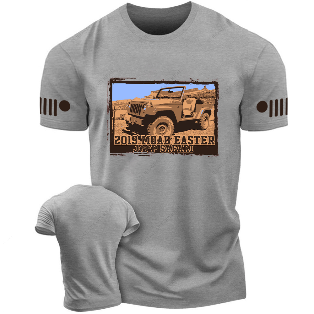 2019 Mobe Easter Vintage Car Safari Jp T-Shirt