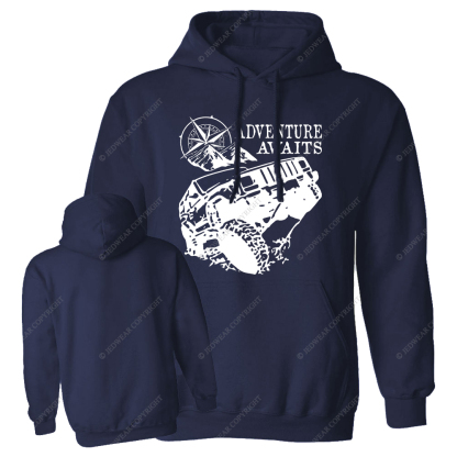 Adventure Awaits Compass Jp Oversized Hoodie